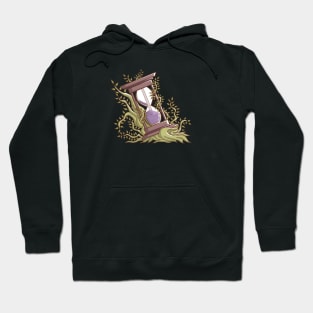 Hourglass with Vines (no background) Hoodie